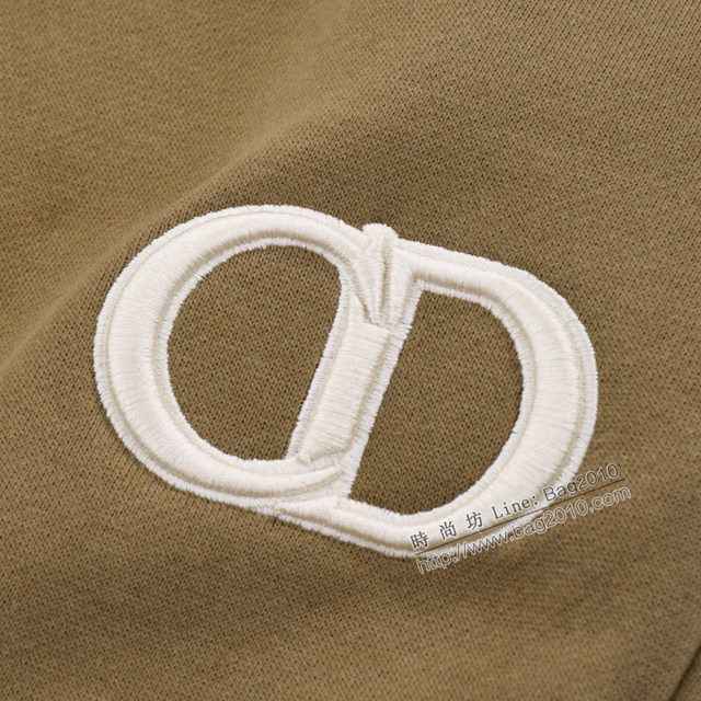 Dior專櫃迪奧2023FW新款刺繡拉絨衛褲 男女同款 tzy3046